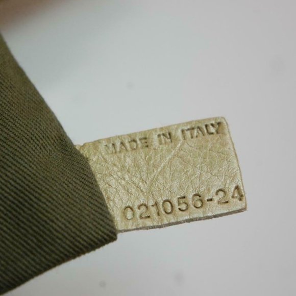 Auth Chloe Marcie Medium Shoulder Bag Leather Peal Gold - Picture 12 of 15